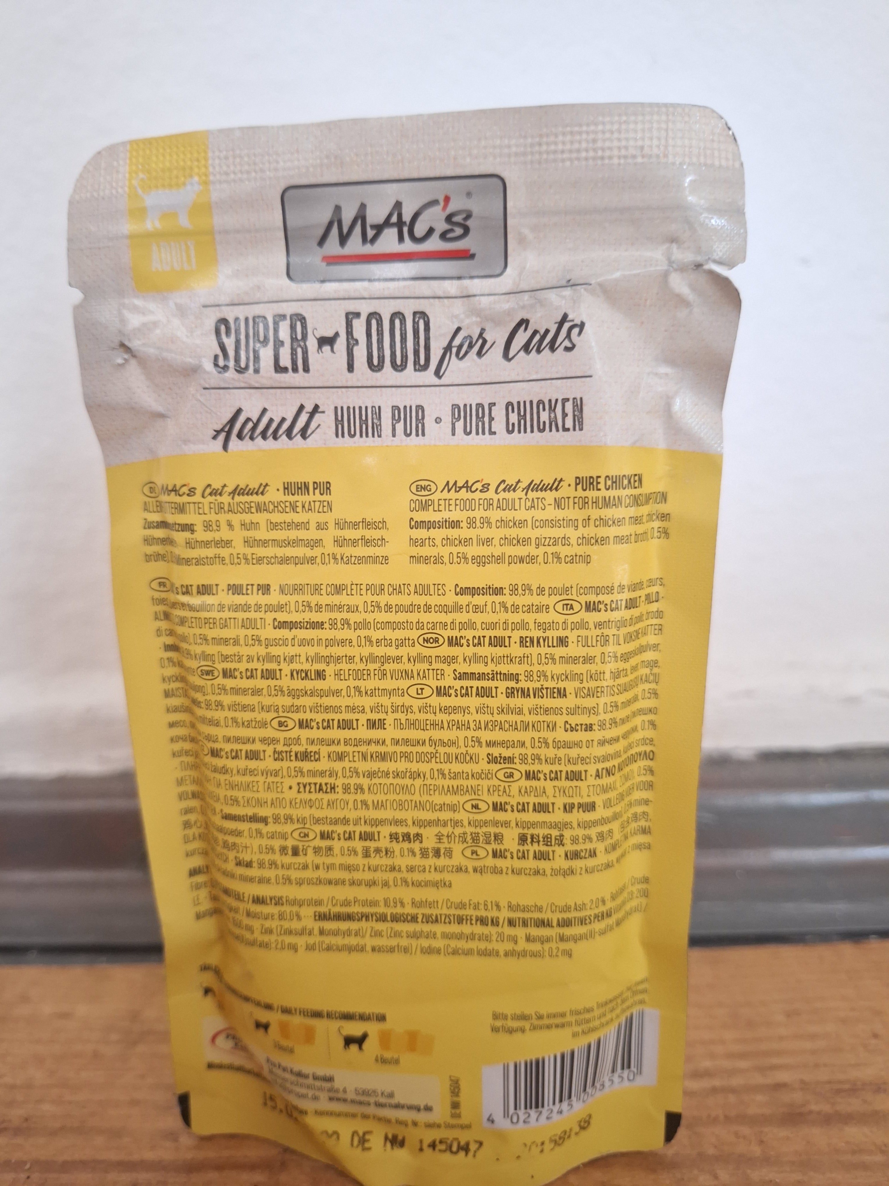 MAC's Cat Pouchpack Huhn Pur