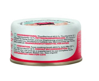 Lucky Lou® Extra Food Thunfischfilet in Gelee 70g Dose