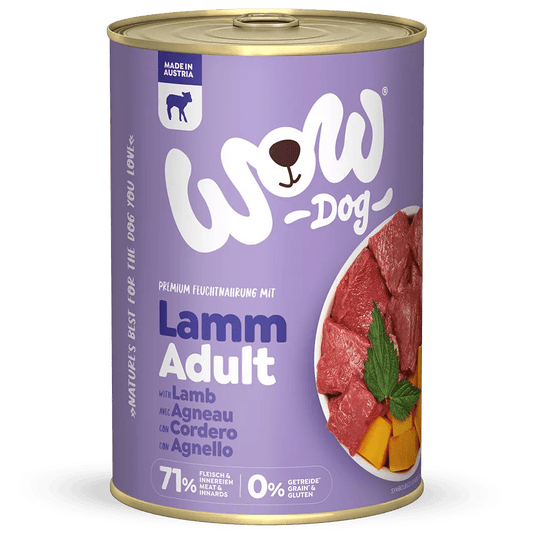 WowDog Lamm Kürbis und Brennessel - PawschowNassfutter